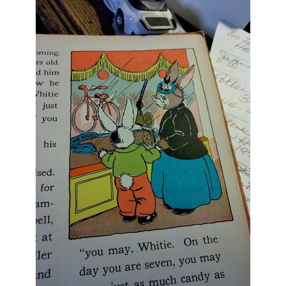 The Story Book of Whitie and Pinkie Lydia Scott Pru Herric HB 1940 Wonderful! - Picture 7 of 11